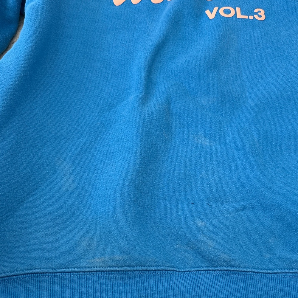 White Fox Boutique Blue and Pink Crewneck Sweater - Picture 6 of 8